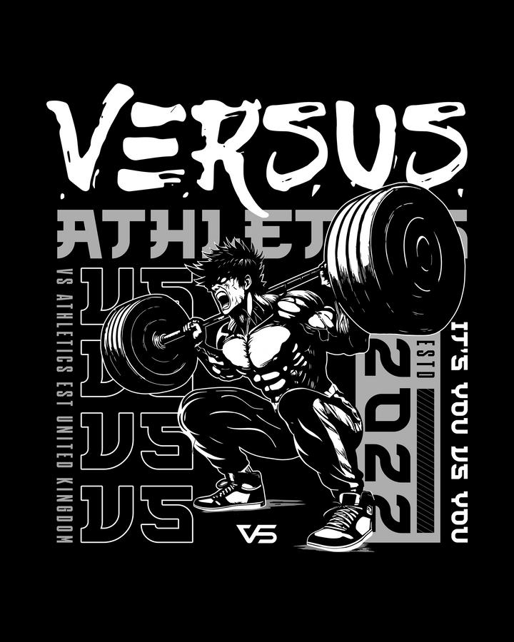 Kinryoku - Anime Gym Series - Oversized Tee - Black
