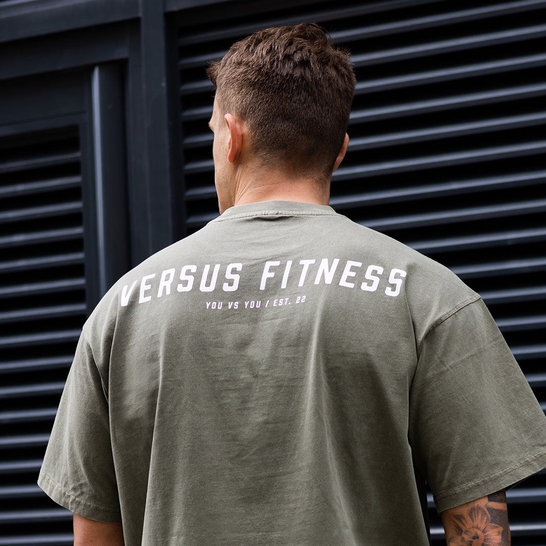 VS Oversized Tee - Washed Khaki