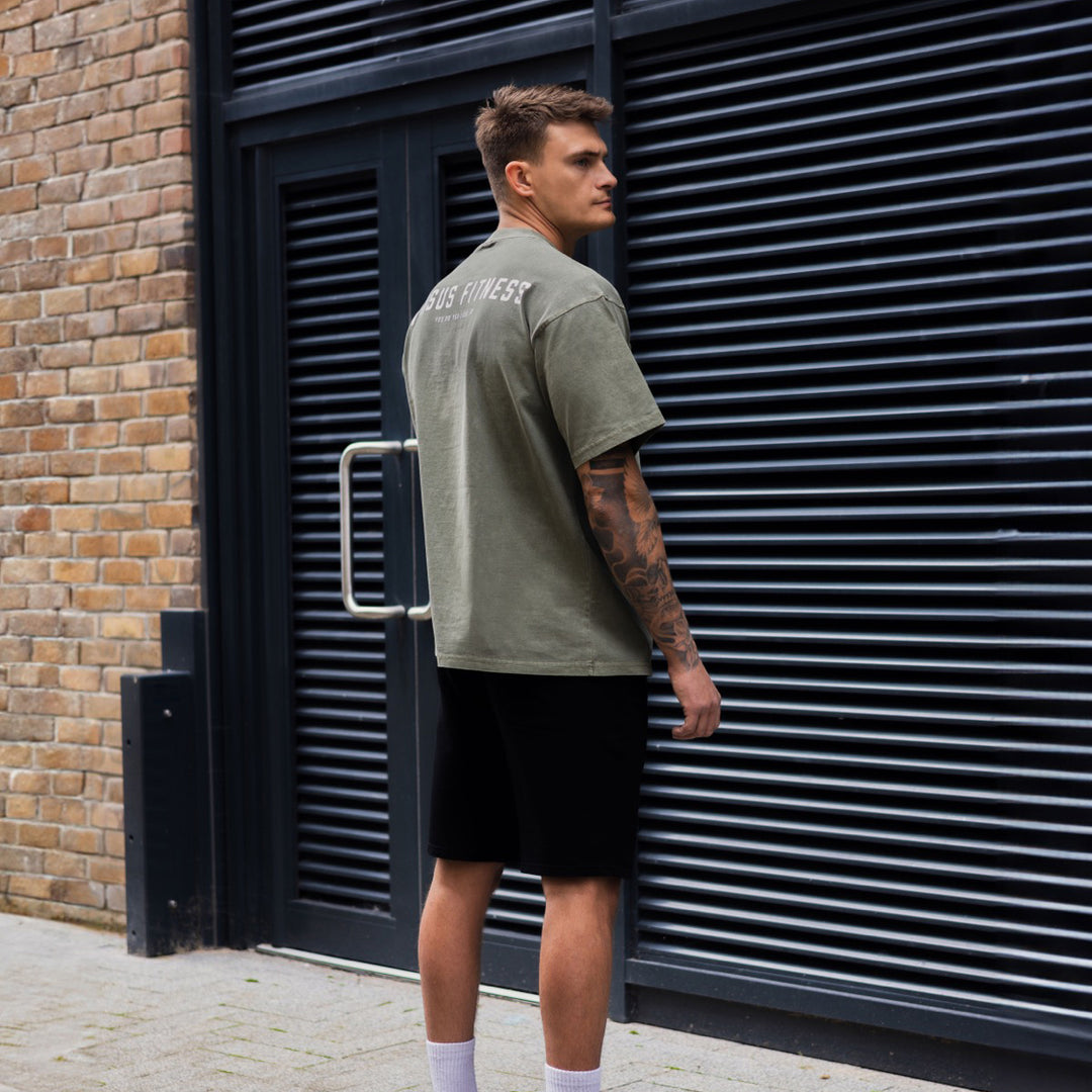 VS Oversized Tee - Washed Khaki