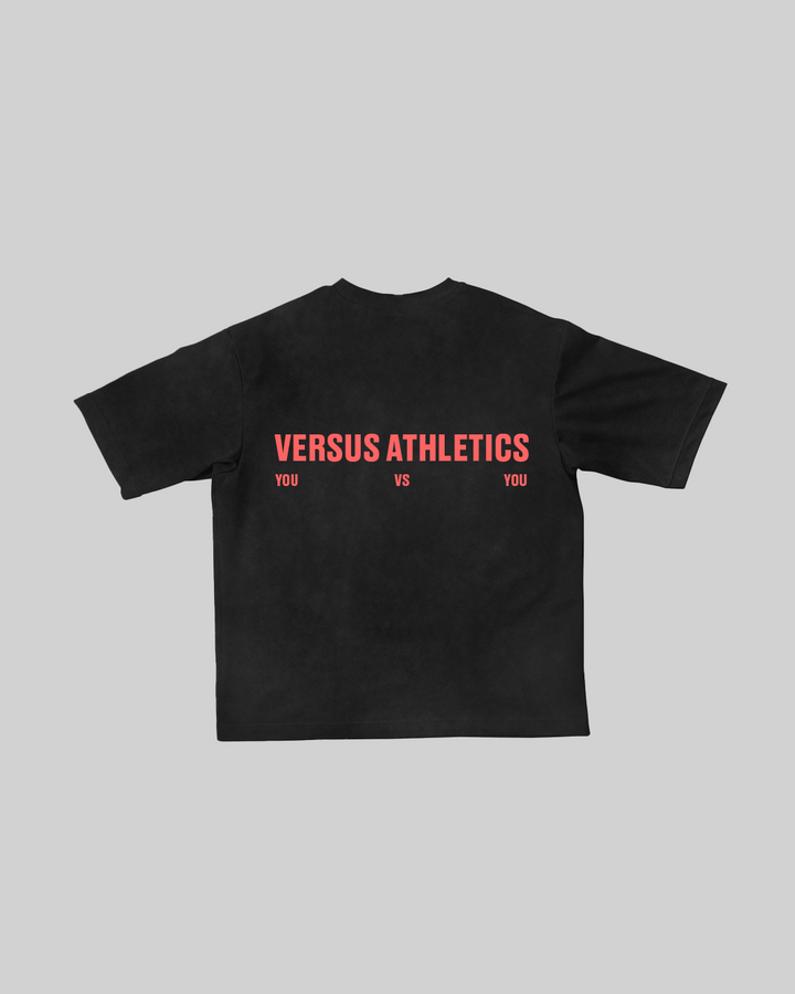 VS Core Oversized Tee - Acid Wash Red
