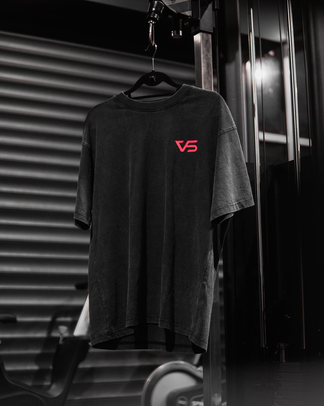 VS Core Oversized Tee - Acid Wash Red